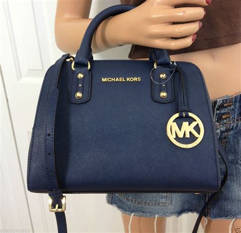 blue mk purse|navy blue mk purse.